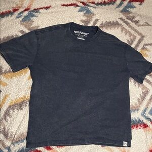 Free Planet Black Men's Short Sleeve Tee